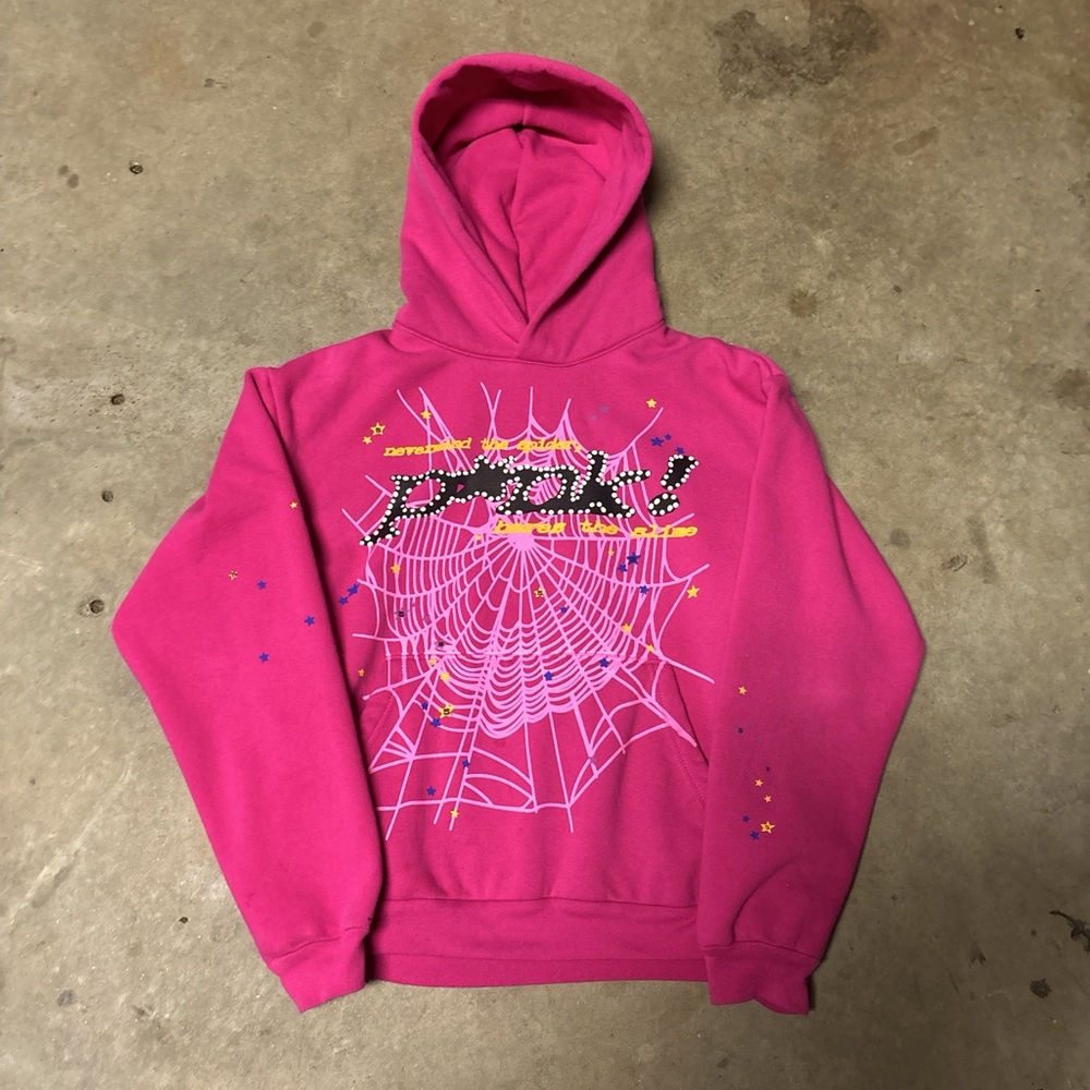 Pink Spider Hoodie